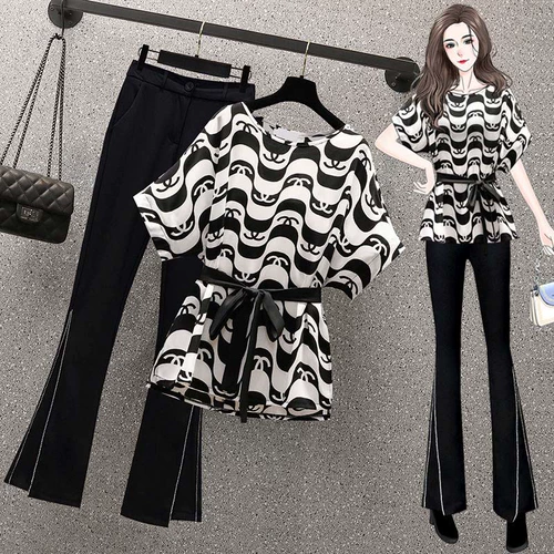 Шифоновый ремень, корсет, летний комплект для отдыха, круглый воротник, большой размер