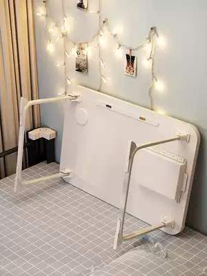 Bed table computer small table floating window foldable lazy table bed bed learning table dormitory student notebook small table board bedroom sitting desk simple bedside table bed table
