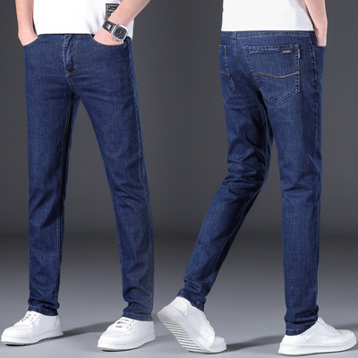 男士夏季牛仔裤宽松长裤大码休闲百搭