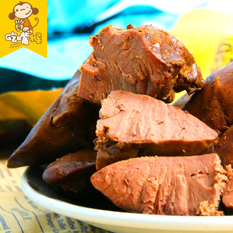 Four spillway style sauce foie gras vacuum open bags ready-to-eat snacks spicy cooked goose cooked goose liver halibut casual snack-Taobao