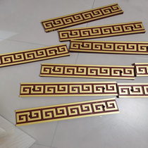 Back pattern line brick carving back pattern antique Chinese style exterior wall courtyard decoration border line waist line skirting line resin