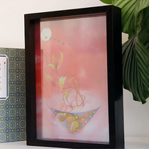 Chinese handicrafts ornaments Chinese style Zen embroidery hand embroidery home accessories living room home creativity