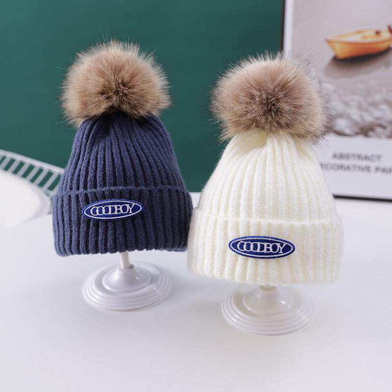 One year and half baby hat autumn winter style children 4 7 8 9 23 4 0 to 3 months Baby hair wool knit cap