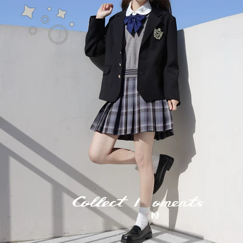 Оригинальная японская студенческая юбка в складку