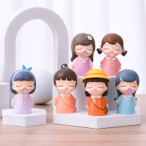 Blind Box Healing Ensemble Dolls Pendulum-in-car midway car Upper creative in-car Decorative Supplies Big All-girls