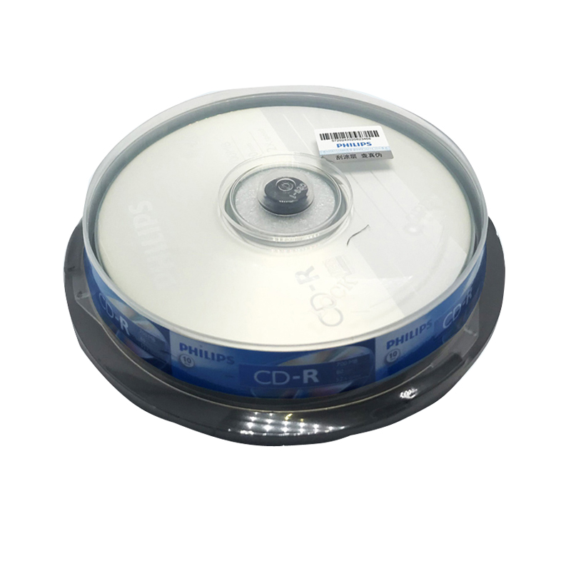 Philips original CD ROM 52X CD-R CD burning disc blank CD with anti-counterfeiting on-board music CD optical disc no distortion burn disc music blank disc blank disc