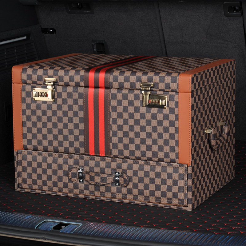 Car trunk code storage box Car storage finishing artifact luggage tail box BMW Mercedes Benz miscellaneous box