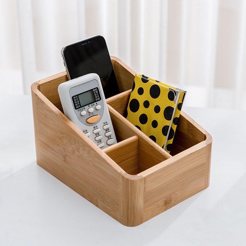 Creative living room coffee table desktop remote control storage box storage box key cosmetics office pen holder sundries storage