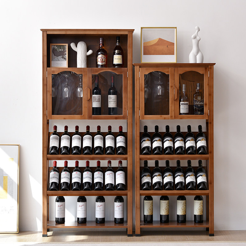 Landing red wine frame office display cabinet cabinet wine cup rack collection rack