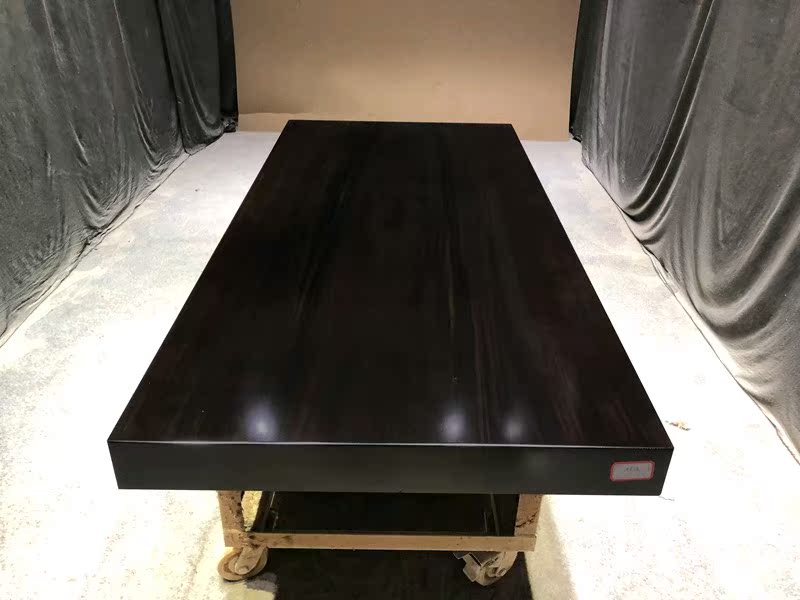 180*85*10 ebony large plate with I-shaped brackets, a pair of ebony inlaid copper lounge chairs, four