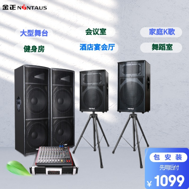 Meeting room Dance room Home KTV Sound stage performance Full home Living room K Goethe Goethe Karok Karaoke 10 inch Speaker Power Amplifier Singing Microphone Professional Equipment Suit