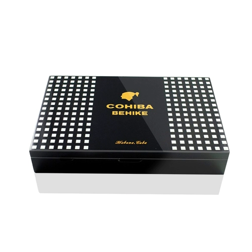 Кубинская сигарная коробка снежная сосна древесина с высоким содержанием глянки BHK52/54/56 сигарная увлажняющая коробка Chunhua Men's High -end
