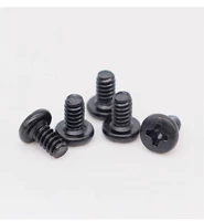 Механические винты для жесткого диска, с круглой головкой, черные, 50 шт.