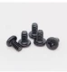 Механические винты для жесткого диска, с круглой головкой, черные, 50 шт.
