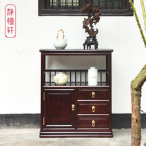 Acid Branches Wood Dining Side Cabinet Red Wood Furniture Solid Wood Chinese Tea Water Cabinet Multifunction Lockers Bowls Cabinet Home Shelve