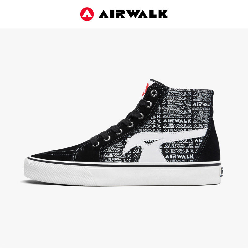 Airwalk High Silo Shoes 2022 New Korean Version Trendy Wear Board Shoes Men Casual Sports 100 Hitch Shoes