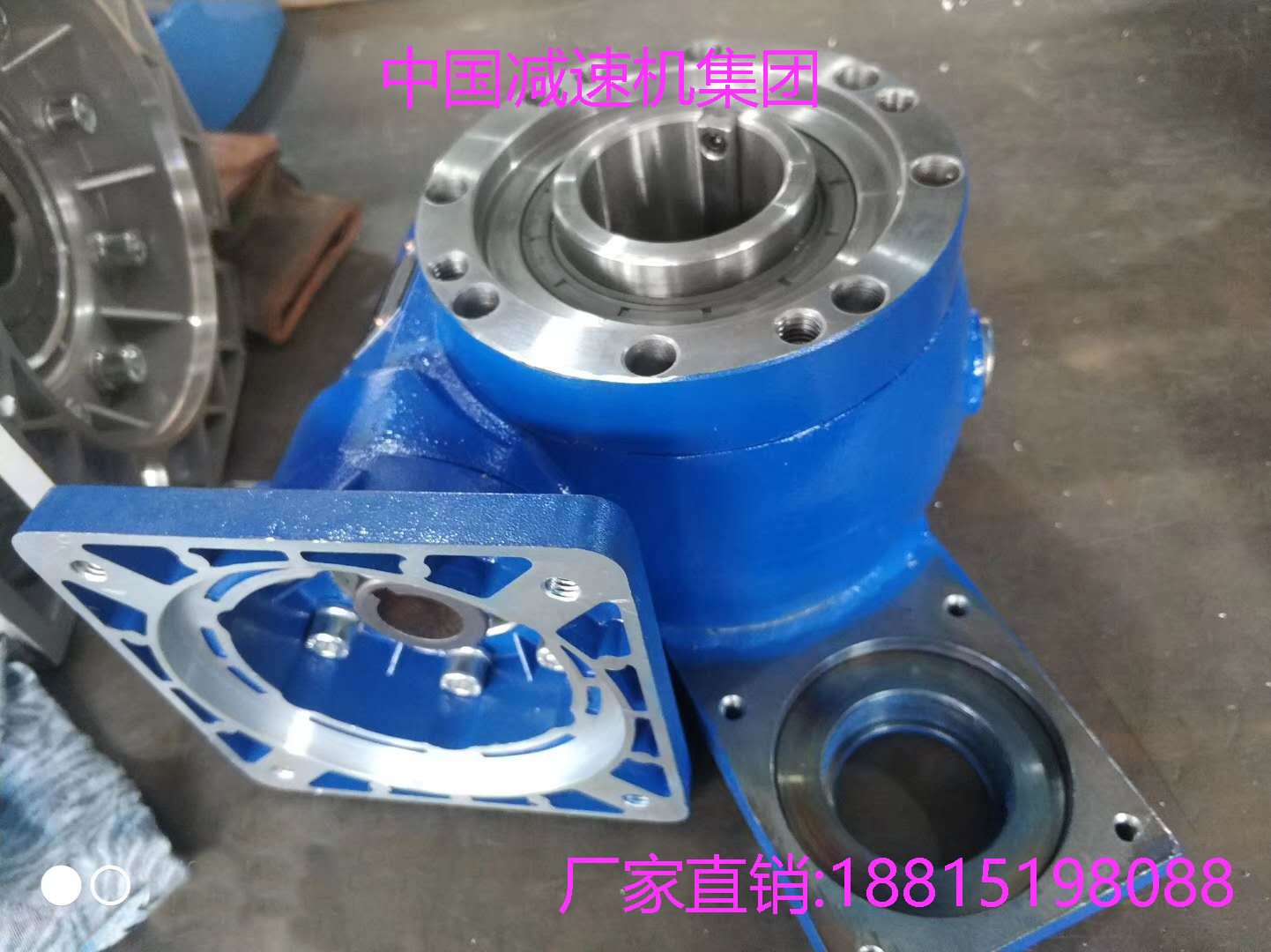 Boring machine customized special RD series worm gear reducer RD reducer motor reducer 50 holes