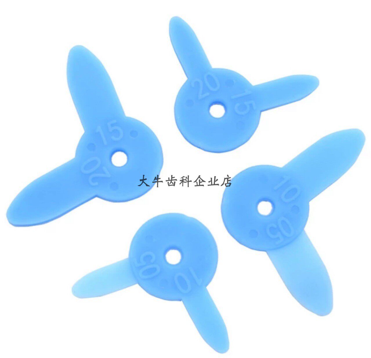 牙间隙测量尺烤瓷牙备牙尺牙缝咬合测量尺牙科咬合纸材料包邮