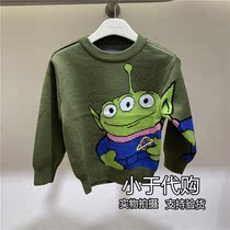 F1EBA4110 PEACEBIRD Kids Mini Peace2020 Winter New Boys Sweater