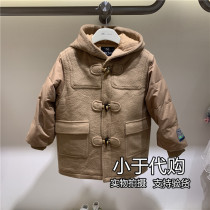 F1AAA4122 PEACEC Kids Mini Peace2020 Winter Boys Hooded Coat