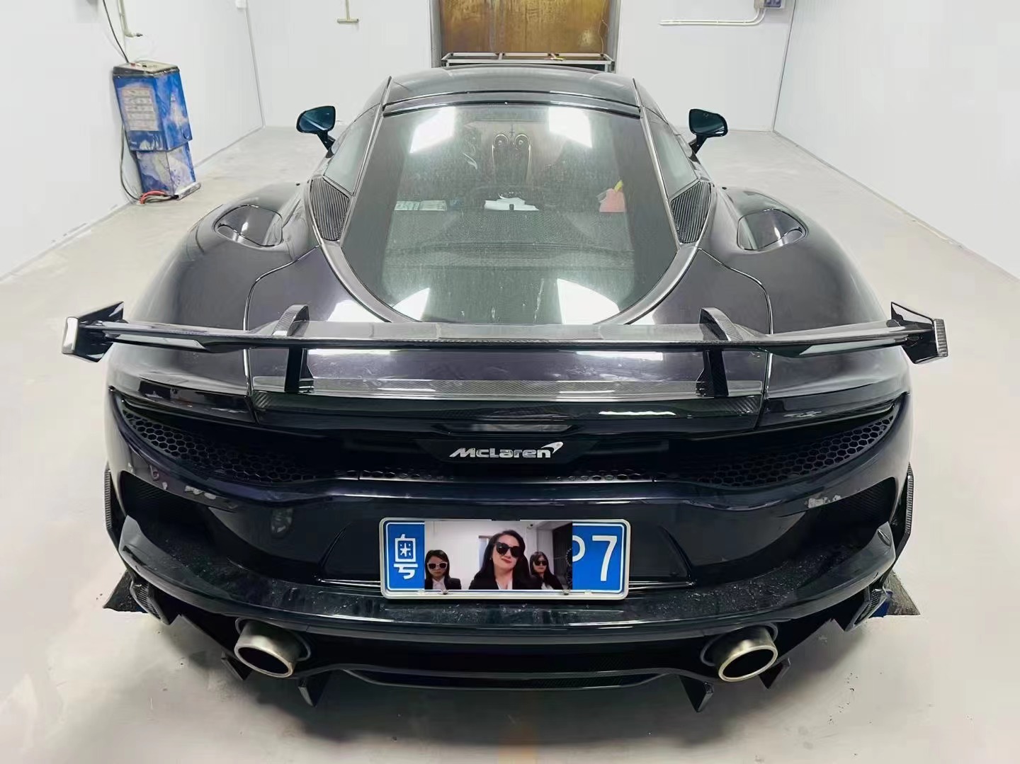mclaren new McLaren GT retrofit small siege free of punch high tail dry carbon fiber tail large tail-Taobao