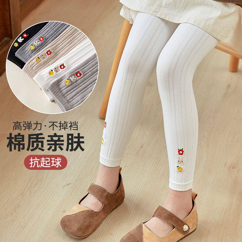 Girl Beats Bottom Pants Spring Autumn Pure Cotton Outside Wearing Thin Baby Pants Socks Baby Girl Children Socks Autumn Winter Even Pants Socks-Taobao