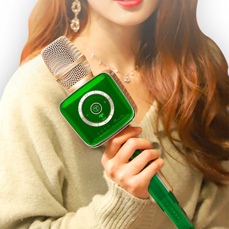 Net red wireless bluetooth universal artifact microphone microphone home K song sound card live dedicated singing family karaoke car KTV audio one mobile phone K song treasure