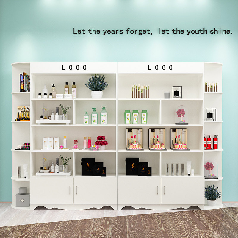 Shelf Cosmetics Display Cabinet Beauty Salon Container Product Showcase Showcase Barber Nail Salon Shelf Shelf