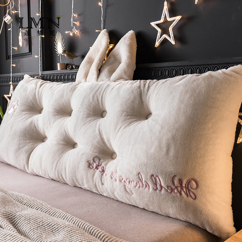 Pillow Tatami Tatami Removable Waist Pillow Cartoon Soft Bag Large Leaning Pillow Bedside Back Cushion Living-room Sofa Backrest Cushion Bed