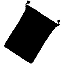 Custom handle bag black (one handle with one handle bag gift not support after sale)