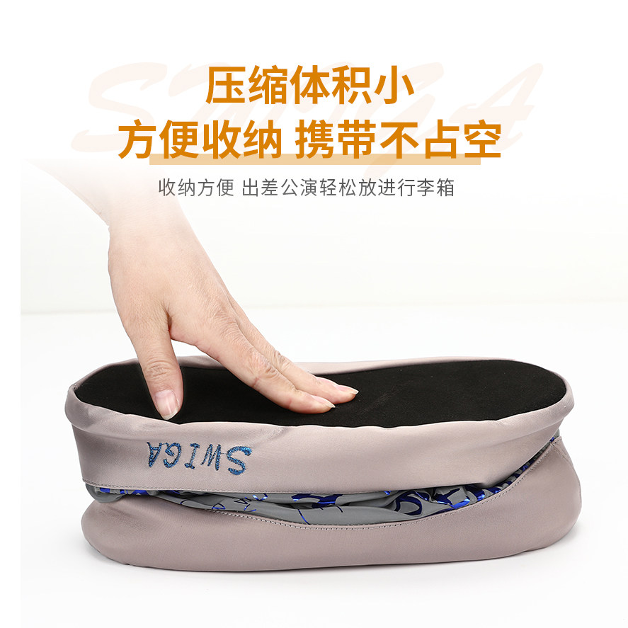 Swiga white goose down warm boots autumn and winter warm feet high tube down shoes adult dance warm-up shoes