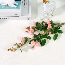 Nordic simulation small rose flower fake flower single rose shooting photography props flower