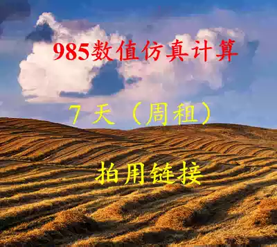 7 days and 1 week weekly rental hyperlink ANSYS ABAQUS COMSOL computing server workstation rental