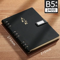 Черная модель с пряжкой [в будущем ожидается появление B5], 240 страниц.