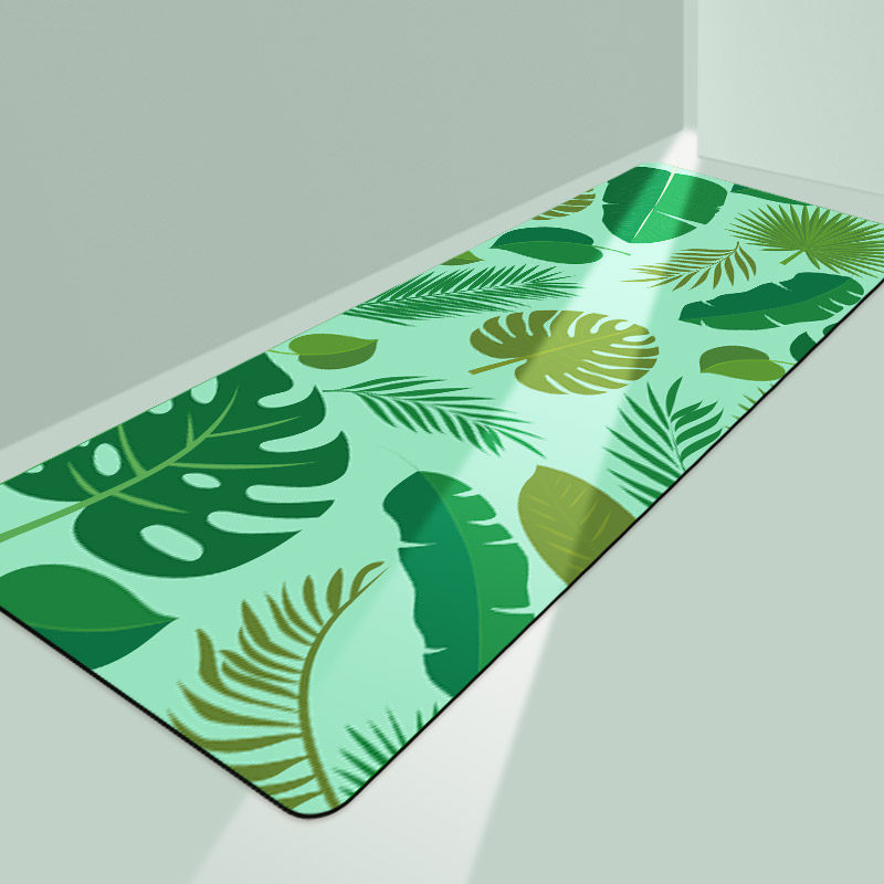 Print Forest version yoga mat pu natural rubber non-slip not off color sports fitness groundfloor mat