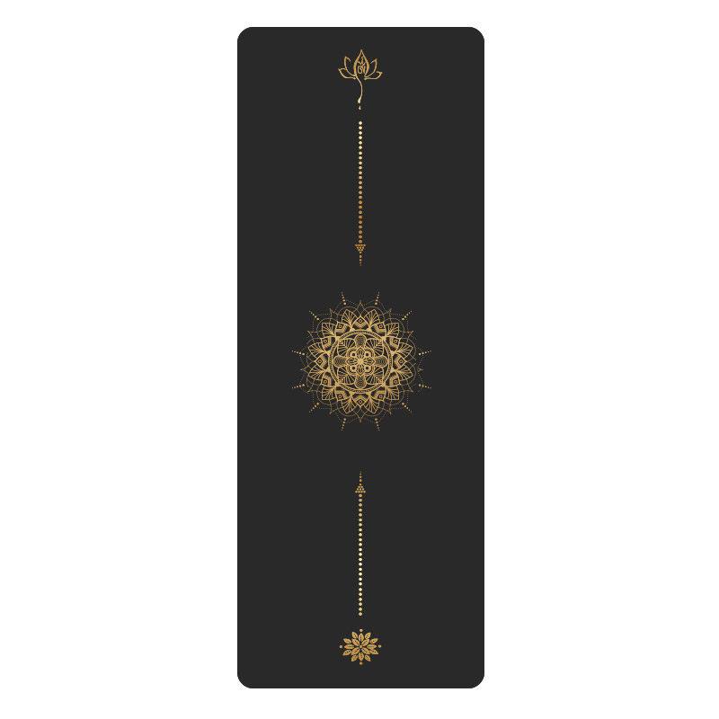 White lotus language special price micro blemish dance sports fitness natural rubber PU local tyrant mat bronzing yoga mat