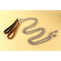 Dog traction dog rope dog strap anti-Bite chain pet supplies dog chain metal traction rope