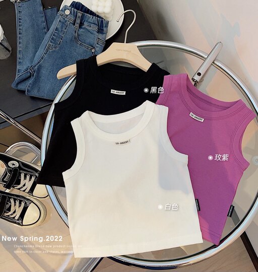 Pure cotton vest summer factory direct sale