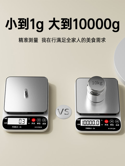 Electronic Scale for Home Use, Small Commercial Kitchen Baking Scale, Precise Food Weighing Scale, Small Scale, Zhuhu