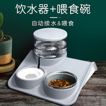 Kitty Water Dispenser Automatic Feeder Cat Drinking Water dog Water basin Drink Divine Instrumental Integral Pet Supplies Water Bowl