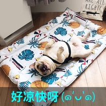 Ice Nest Dog Cat Nest Summer Cooling Ice Bed Sleeping Mat Sleeping Cat Dog Supplies Infant Cat Cold Sensation Dog Bed Ice Silk Pets