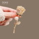 Luxurious rose brooch, high-end feminine corsage, creative large brooch, suit coat accessories, Chinese Valentine's Day gift