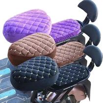 Electric bicycle cushion cover Winter warm battery car seat cushion cover Electric car seat cover velvet thickened universal soft