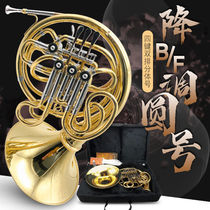 B flat F four-key double-row French horn split pitch-shifting French horn four-key French horn brass instrument trumpet for professional performance