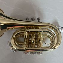 Bach palm trumpet instrument pocket trumpet instrument portable palm trumpet B flat cornet