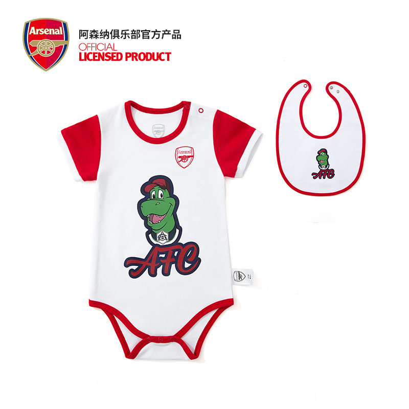 Arsenal Arsenal ASenu Official Pure Cotton Comfort Soft Baby Climbing with short sleeves Two sets