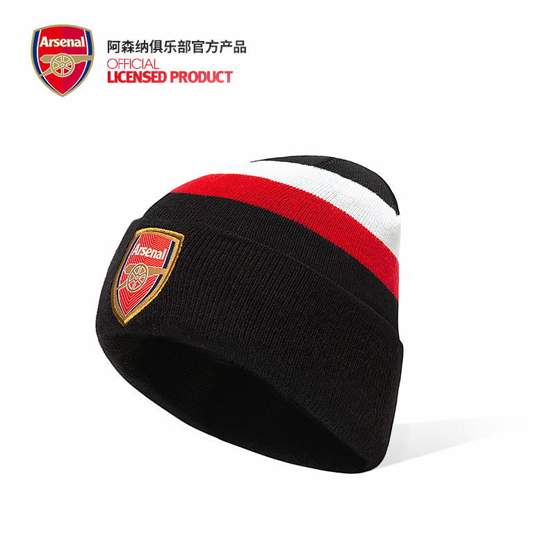 Arsenal Arsenal Arsenal Official Men's and Women's Wool Cap Knitted LOGO Embroidery Spring Casual Warm