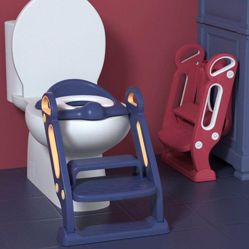 Children's baby urinal children's toilet toilet stair-type male and female baby ladder folding toilet rack washer
