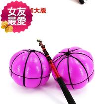 1 complete fitness ball elastic ball for the elderly handball pumpkin swing ball color shoulder and neck square exercise