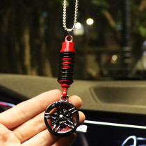 Trendy car rearview mirror hanging accessories Hub Damper Pendant Individuality Mens Car Pendant On-board Ornament Pendulum